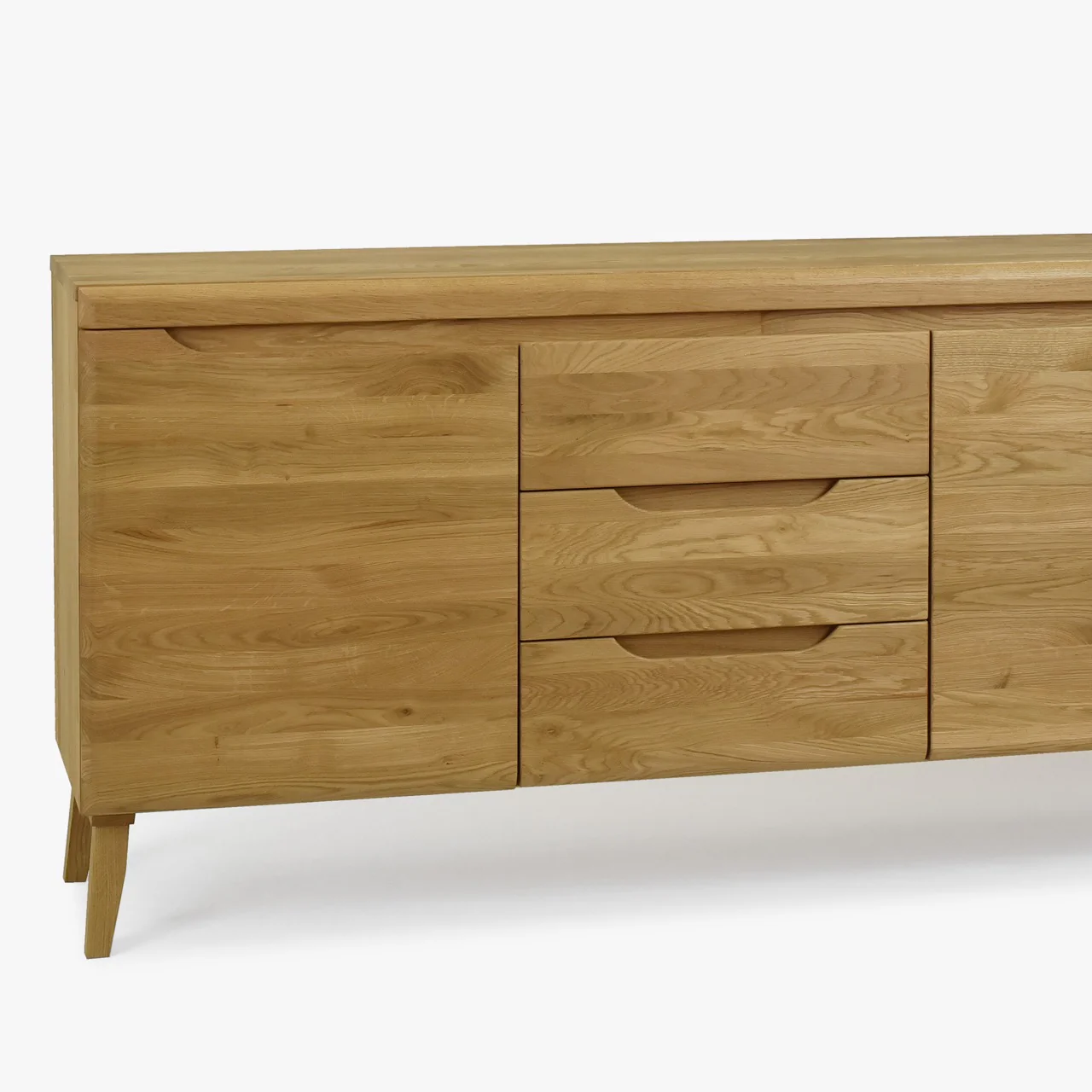Credenza in rovere massiccio Milan 3 | NordicStory - Image 10
