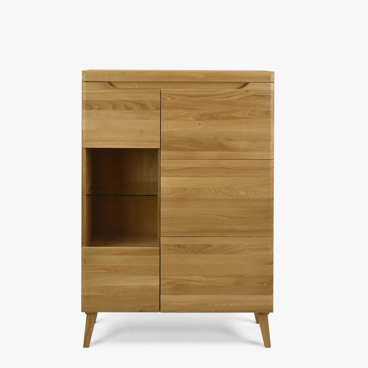 Vetrina in rovere massiccio Milan 3 | NordicStory - Image 11