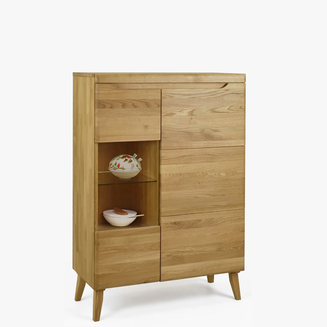 Vetrina in rovere massiccio Milan 3 | NordicStory - Image 12