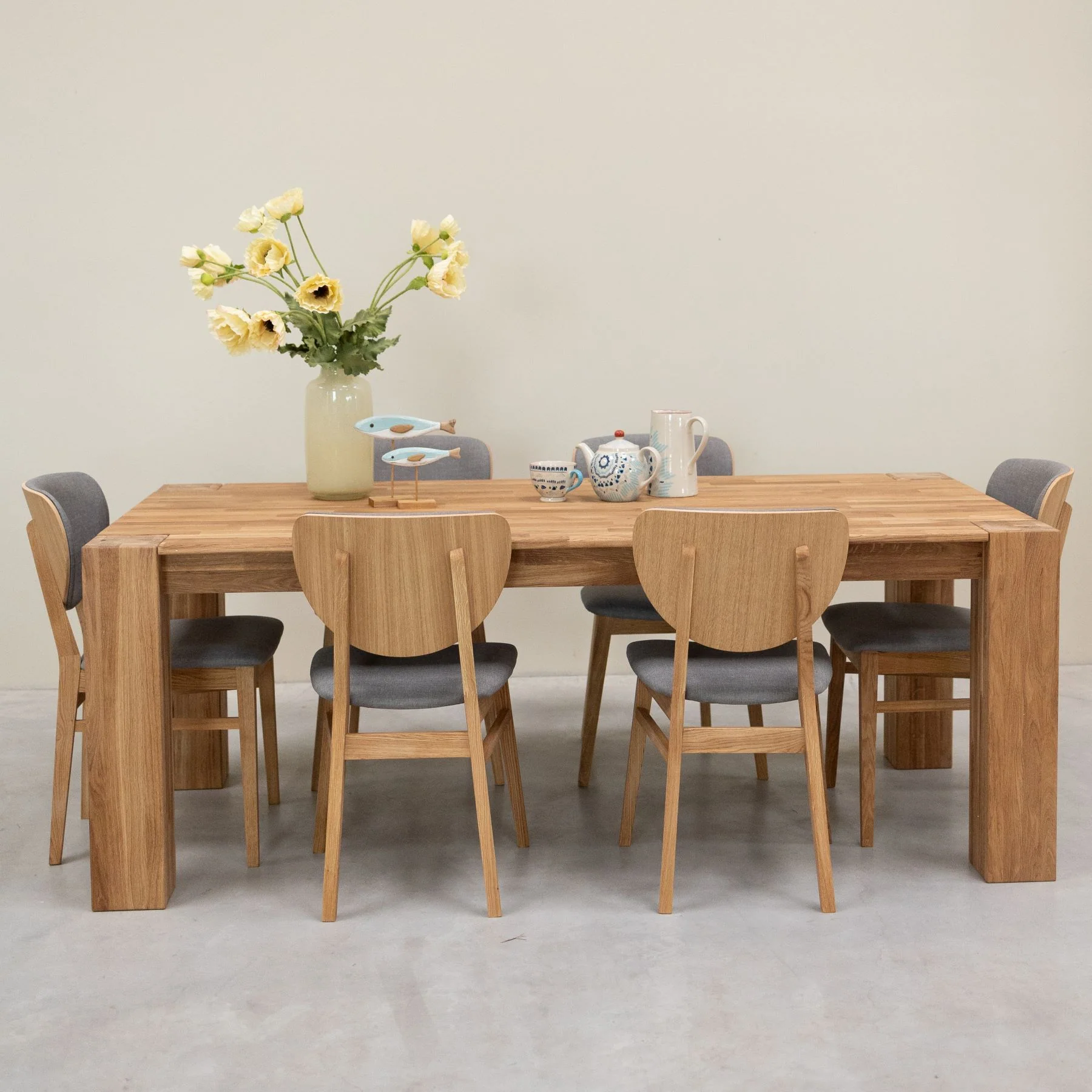 Tavolo da pranzo in rovere massello Mauritz 3 | NordicStory - Image 8