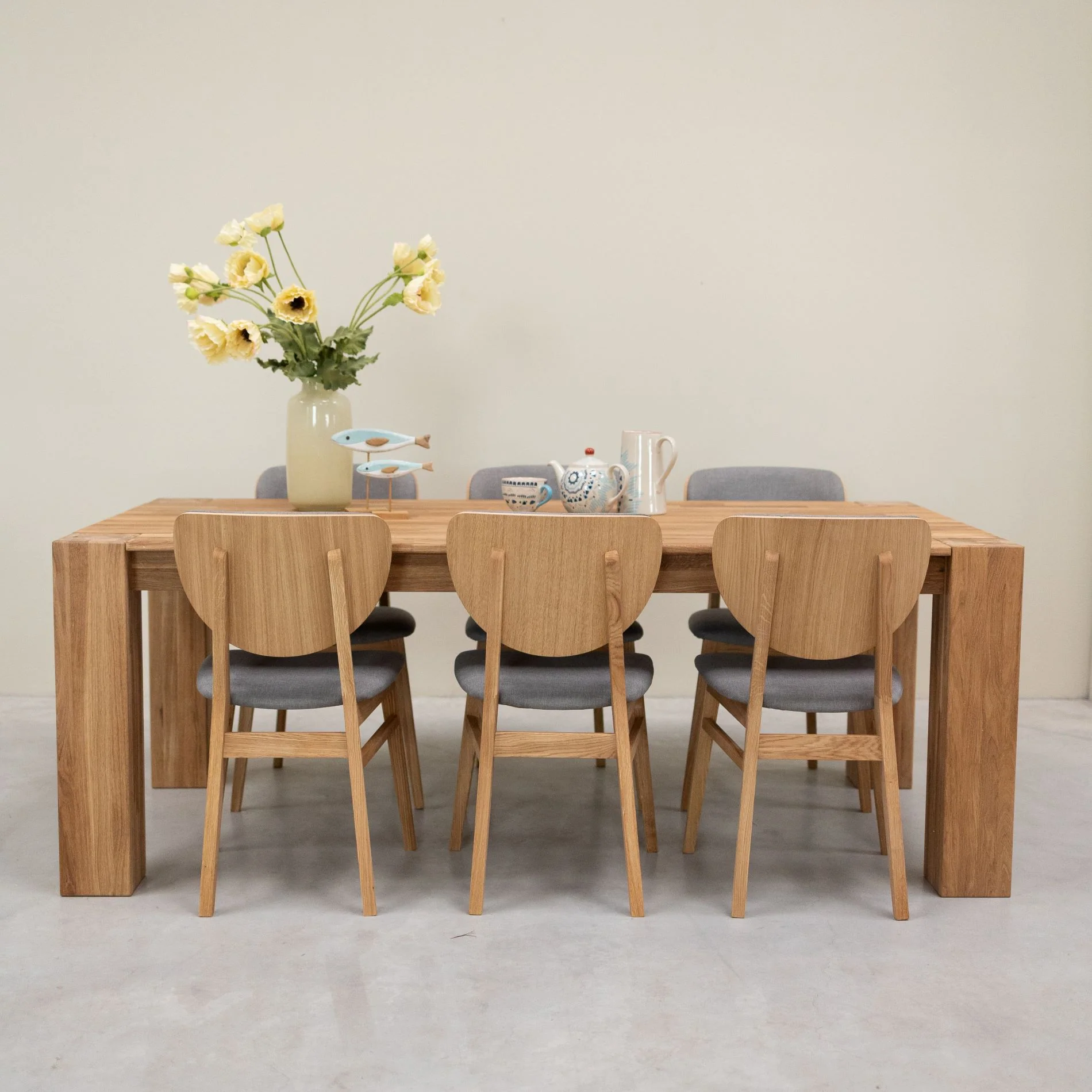 Tavolo da pranzo in rovere massello Mauritz 3 | NordicStory - Image 9