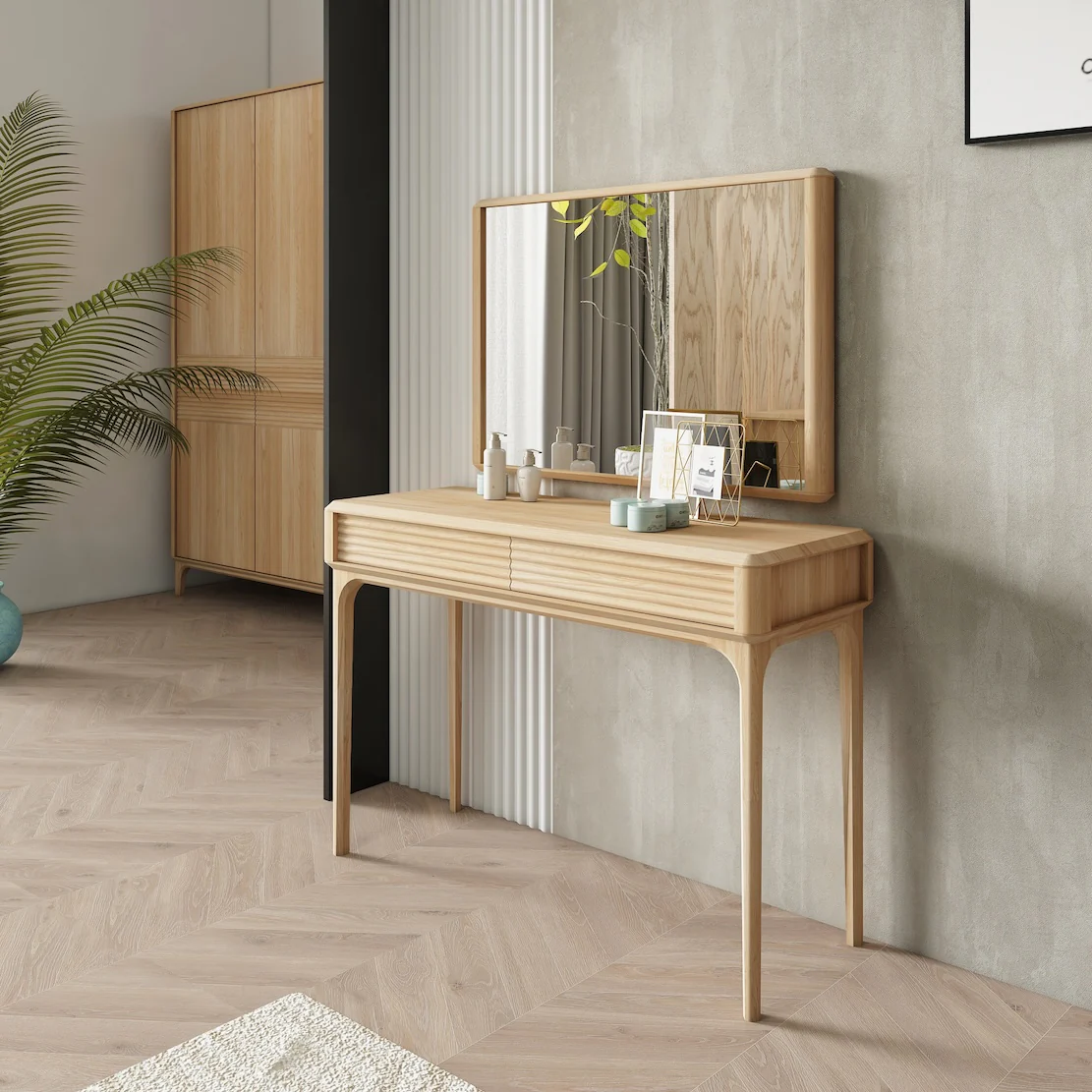 Specchio in legno massello di rovere Oxford | NordicStory - Image 3