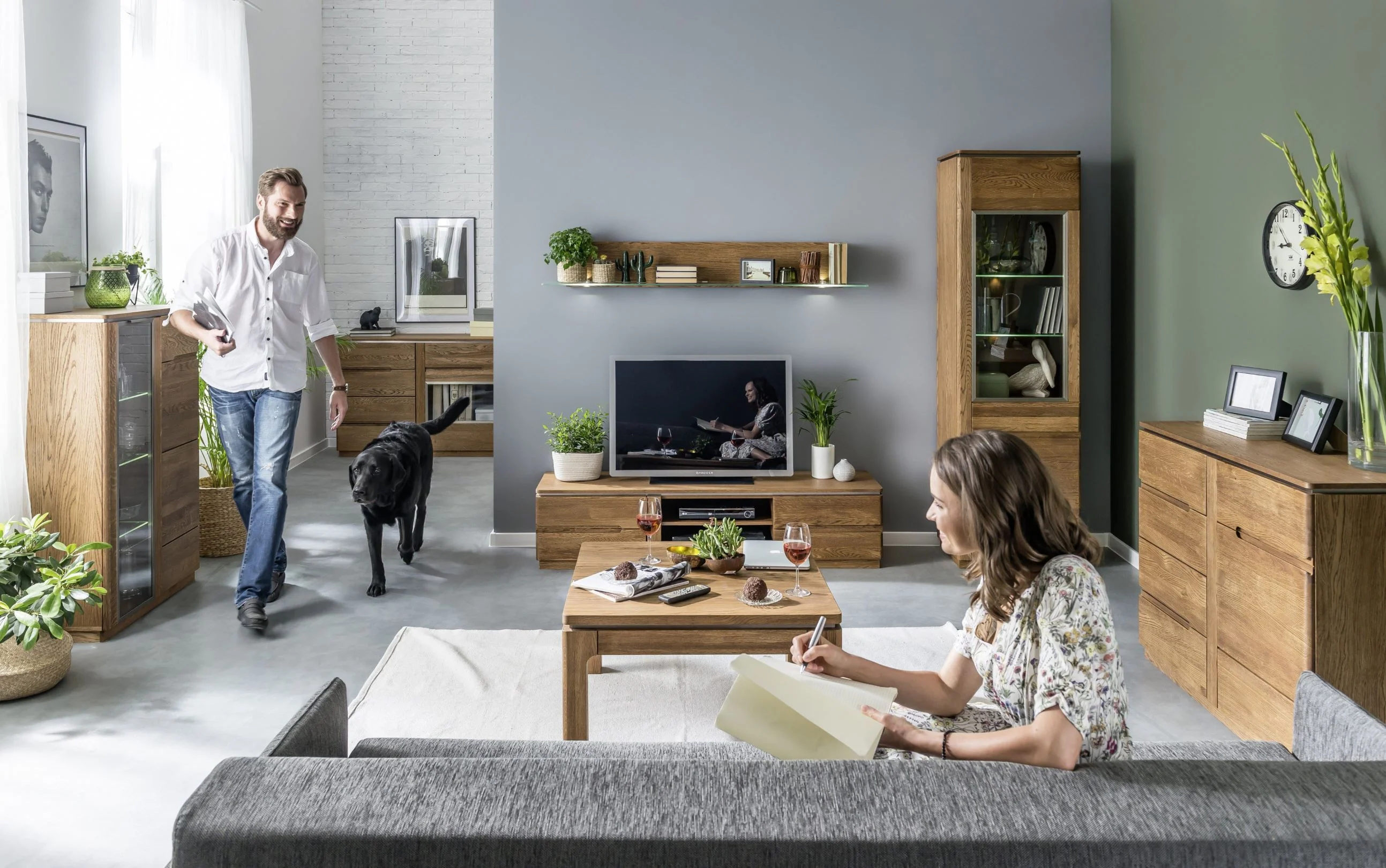 Mobile TV in rovere MONTENEGRO 24 | LoftStory - Image 5