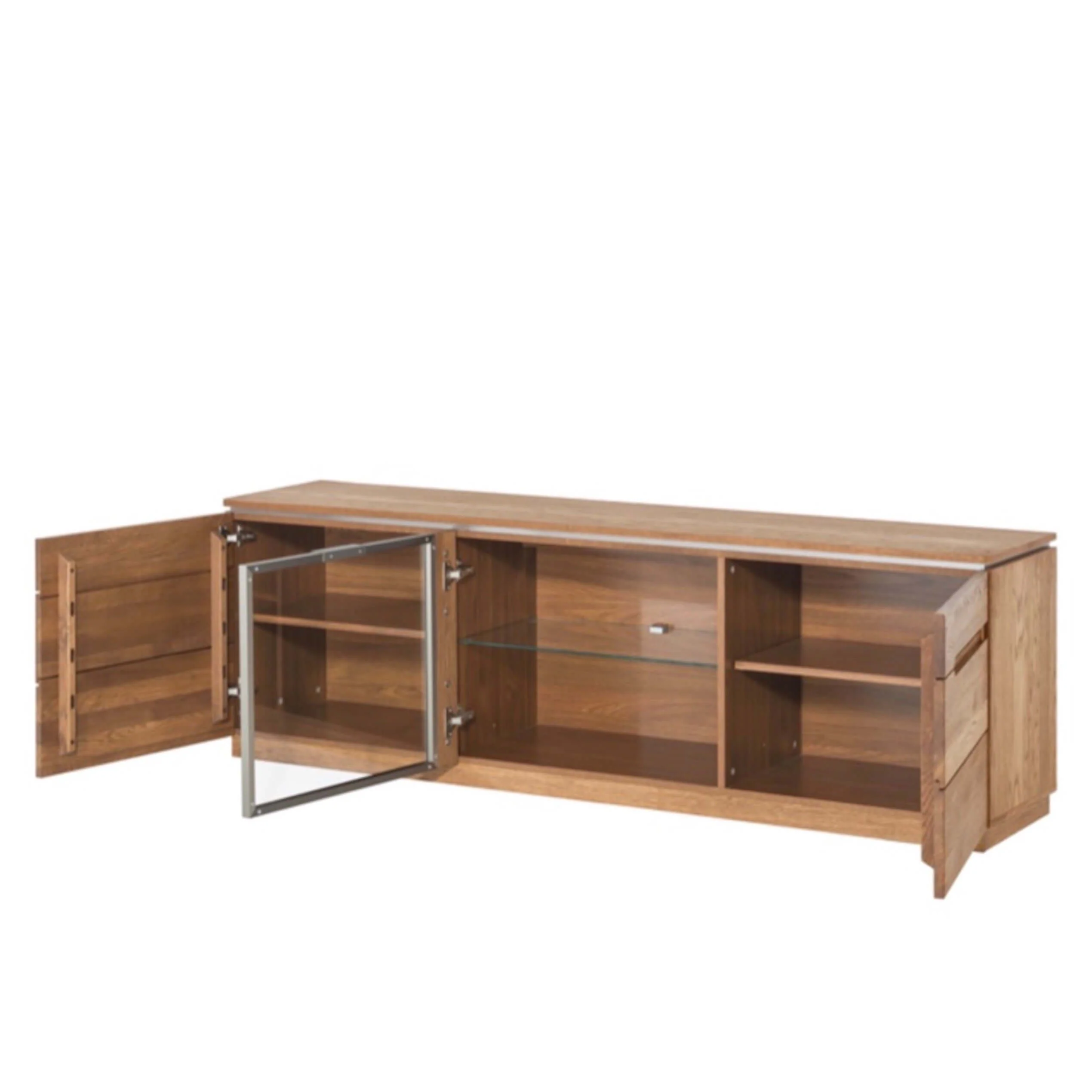 Comodino o mobile TV in rovere MONTENEGRO 26 | LoftStory - Image 4