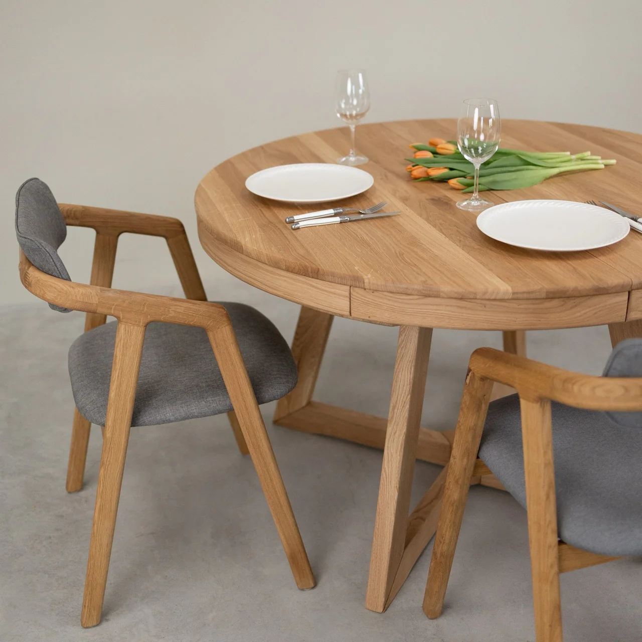 Tavolo da pranzo allungabile in rovere massiccio Escandi Atelier | NordicStory - Image 30
