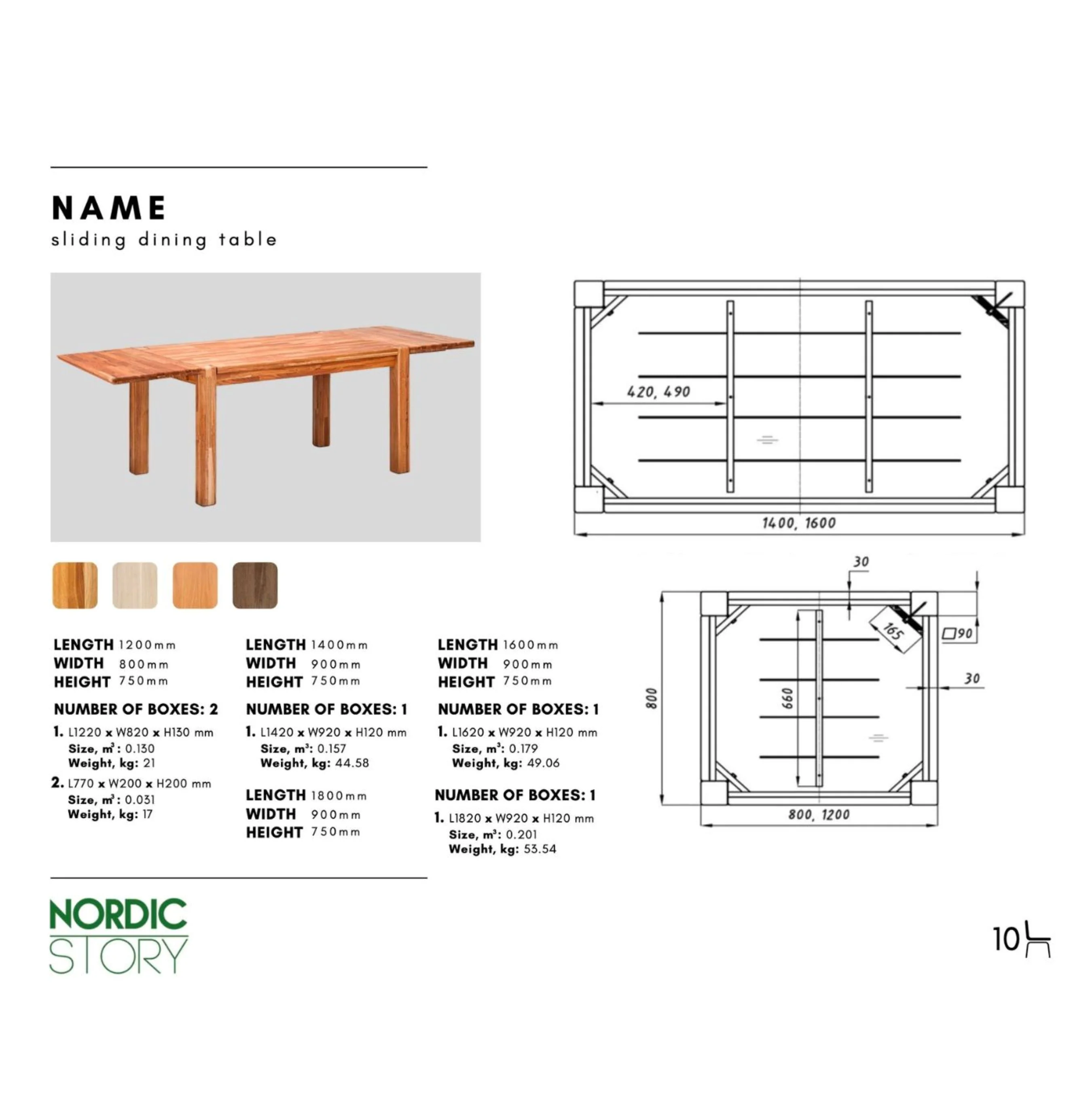 Tavolo da pranzo allungabile in rovere massello Mauritz 1 | NordicStory - Image 20