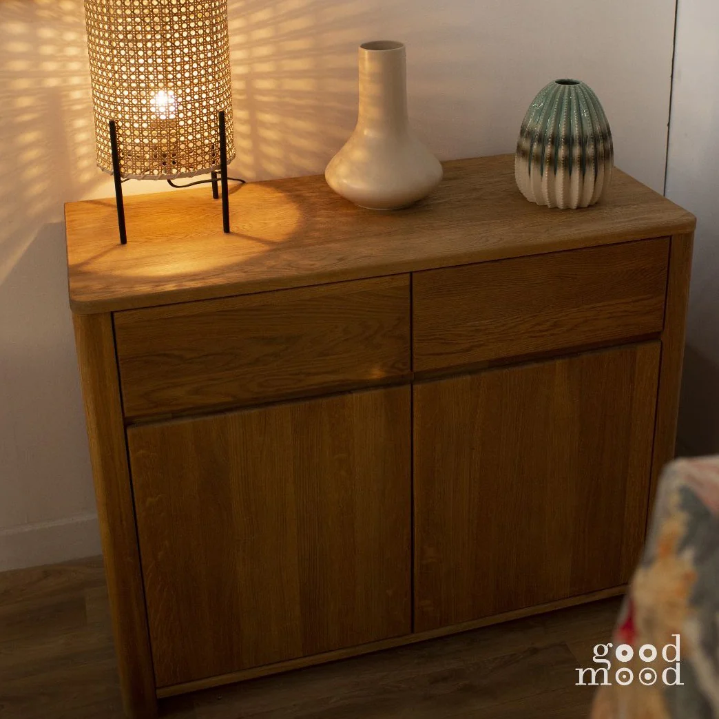 Credenza Comò in legno massello di rovere Elsa 2 | NordicStory - Image 15