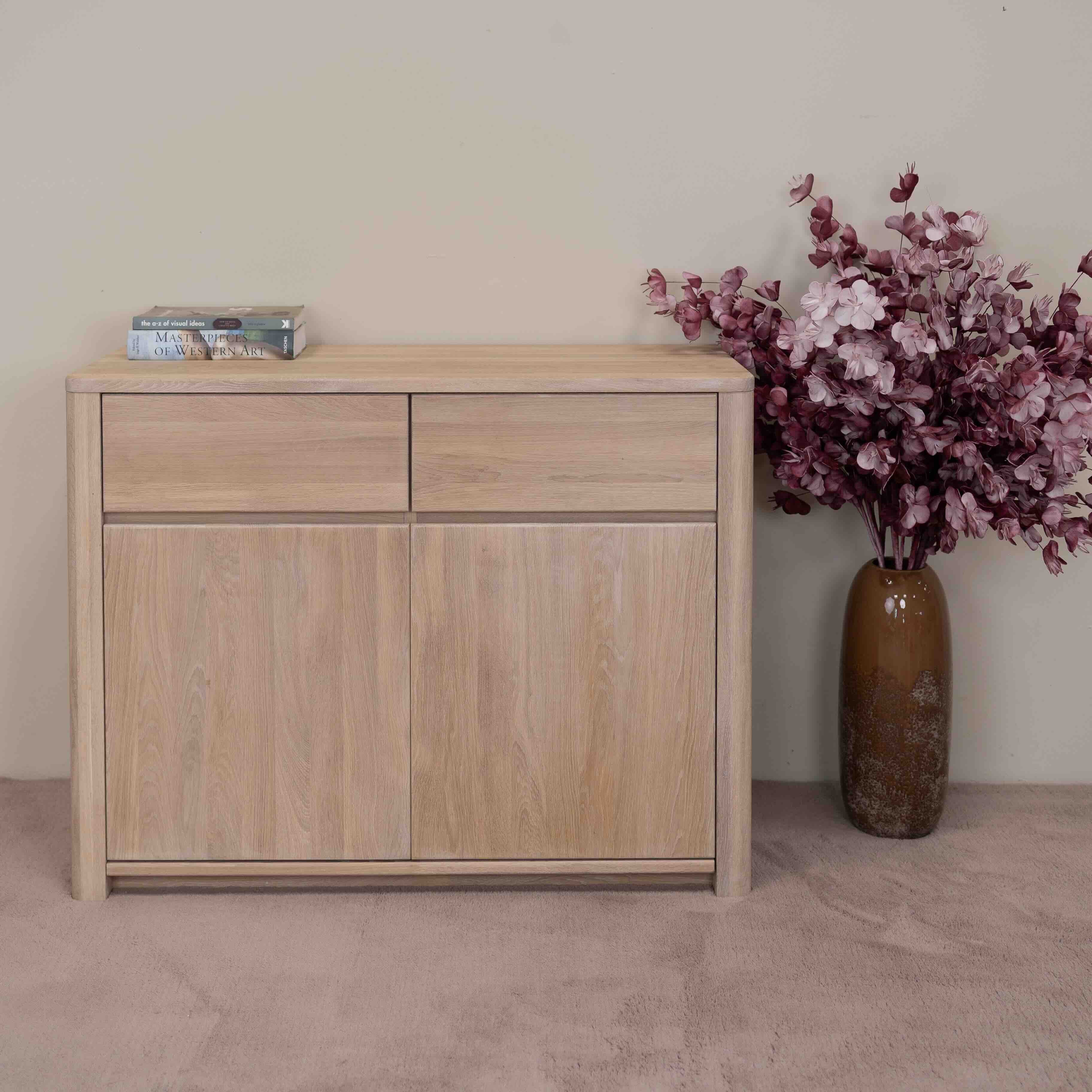 Credenza Comò in legno massello di rovere Elsa 2 | NordicStory - Image 5