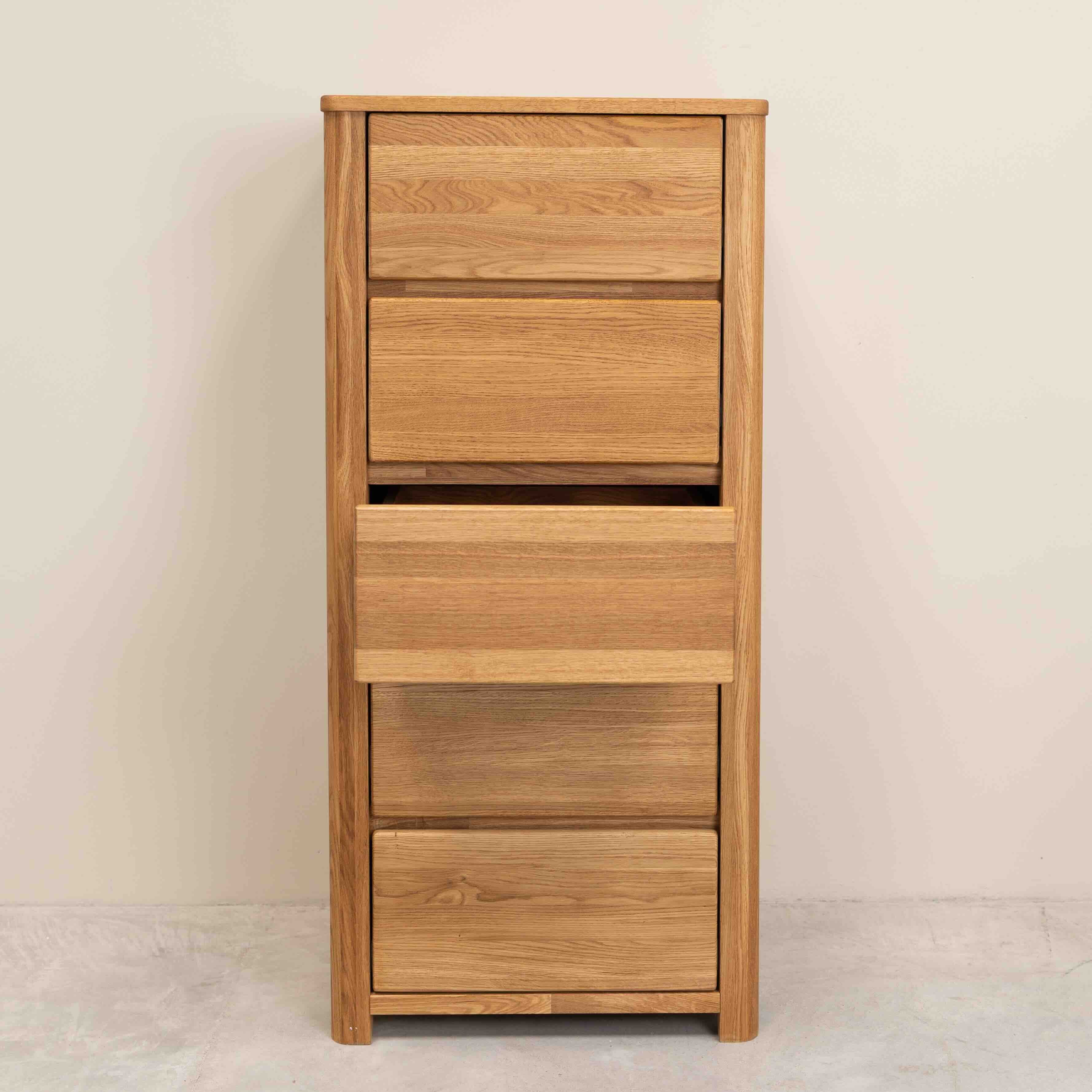 Credenza Comò in legno massello di rovere Elsa 5 | NordicStory - Image 5