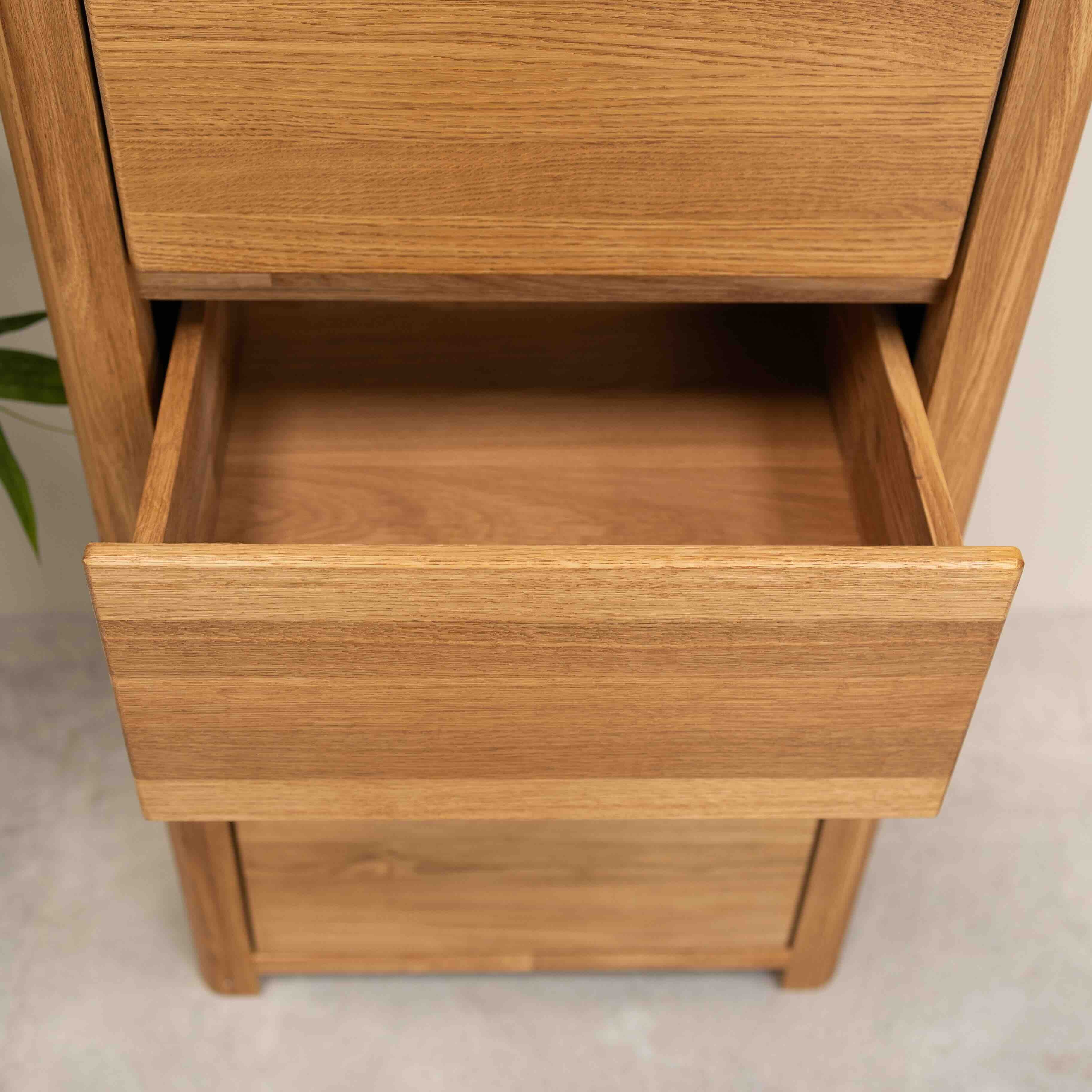 Credenza Comò in legno massello di rovere Elsa 5 | NordicStory - Image 6