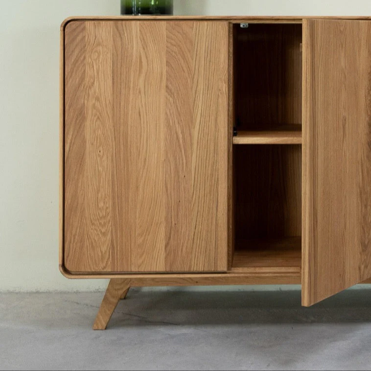 Credenza in legno massello di rovere Geneva 1 | NordicStory - Image 7