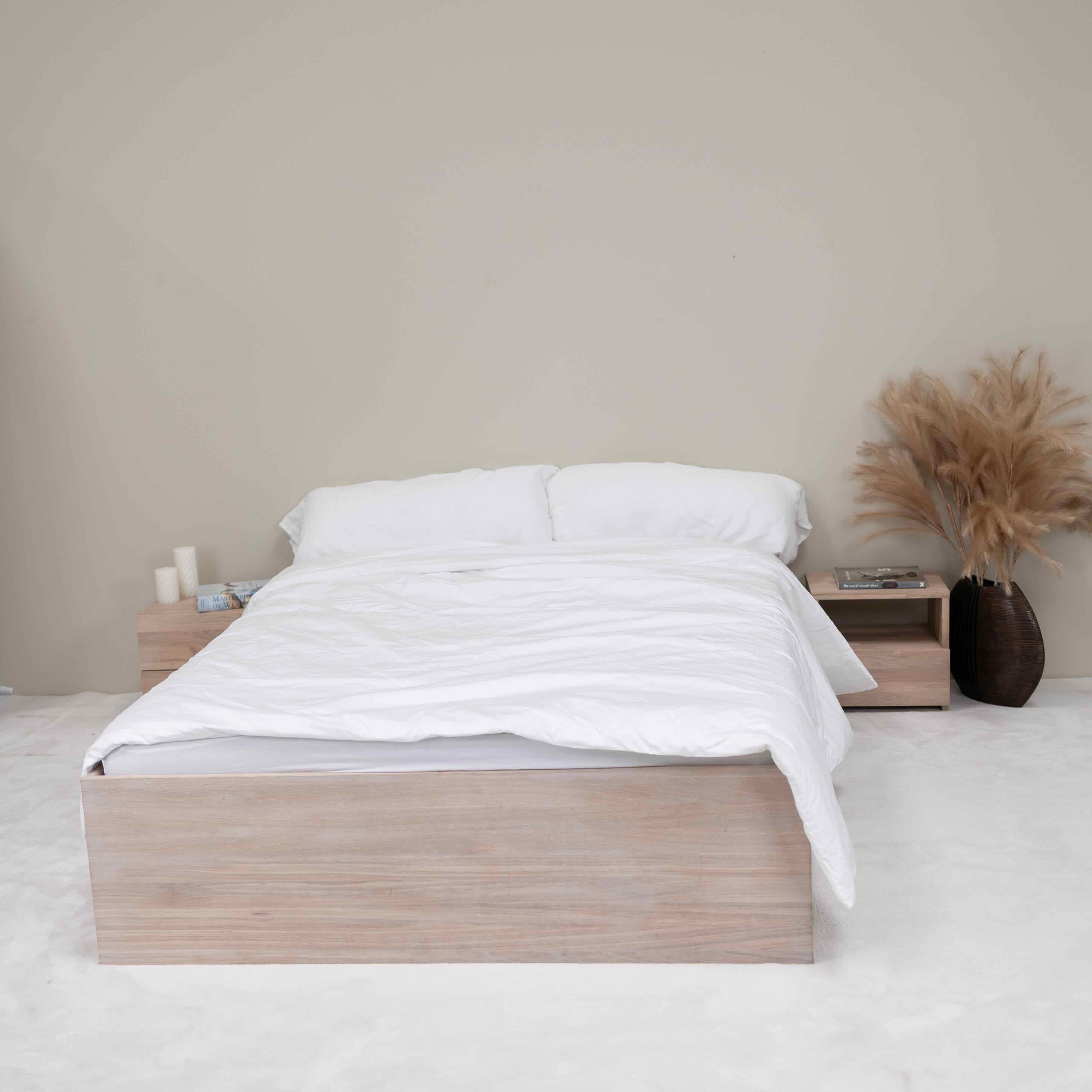 Letto Sofia in rovere massiccio con contenitore | NordicStory - Image 11