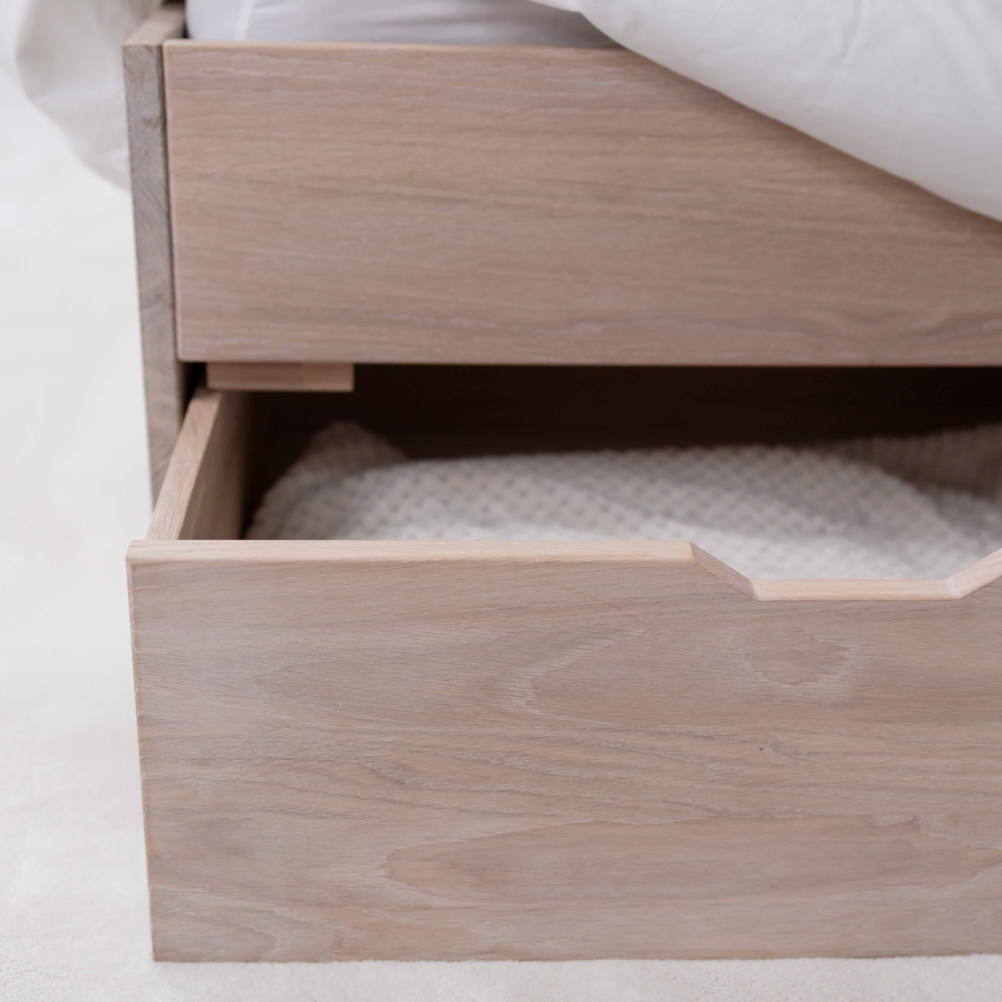 Letto Sofia in rovere massiccio con contenitore | NordicStory - Image 14