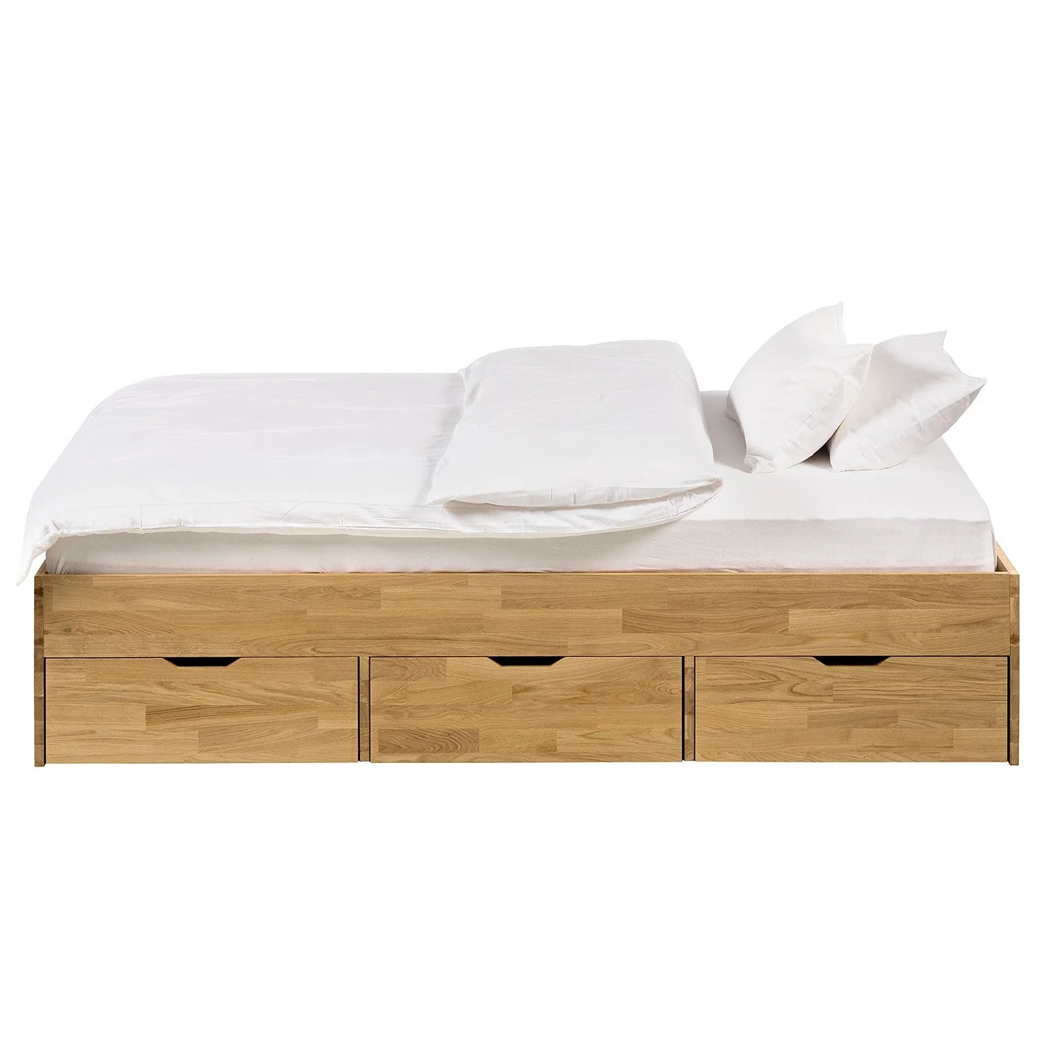 Letto Sofia in rovere massiccio con contenitore | NordicStory - Image 4