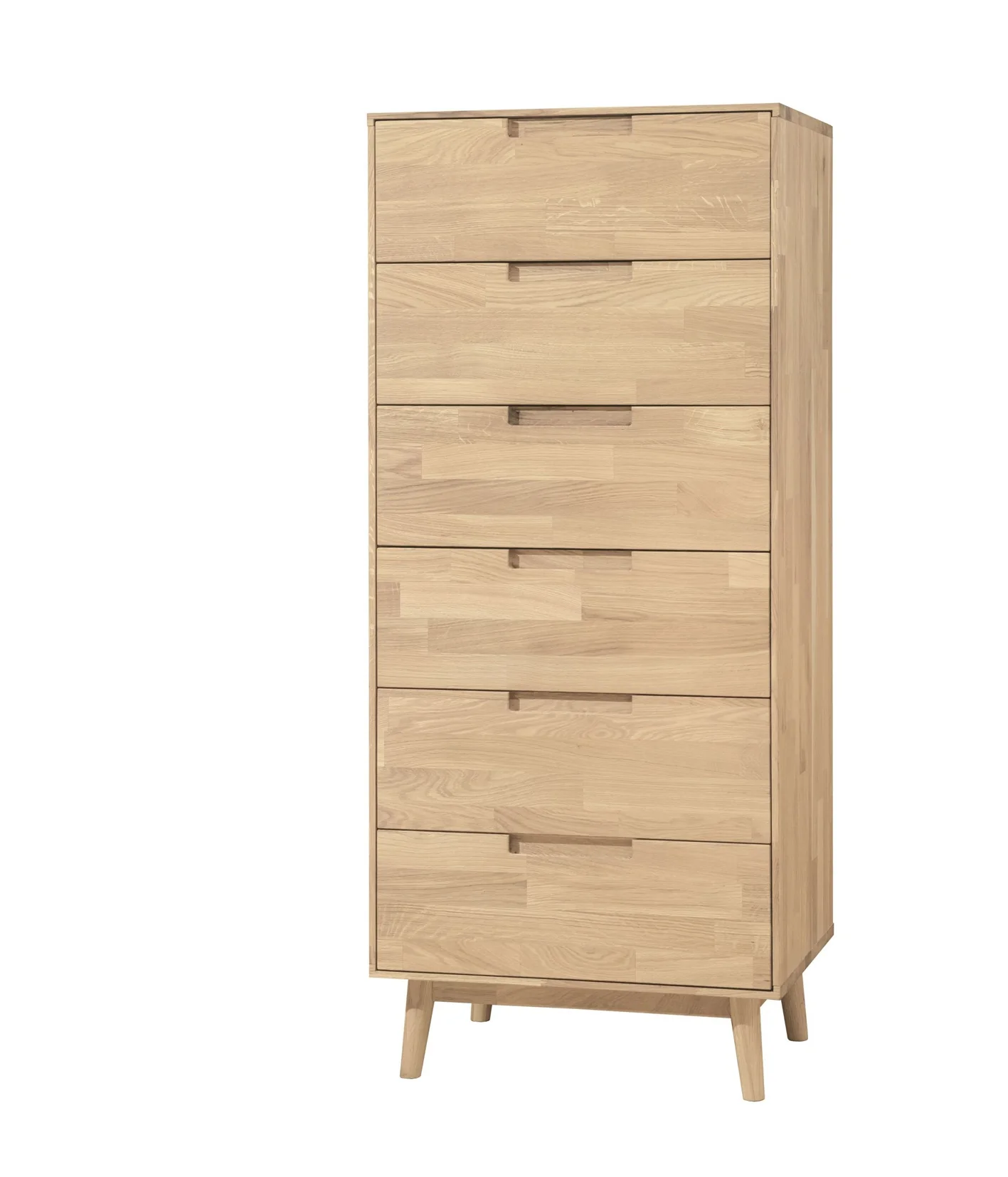 Comò alto in legno massello di rovere Escandi 6 | NordicStory - Image 5