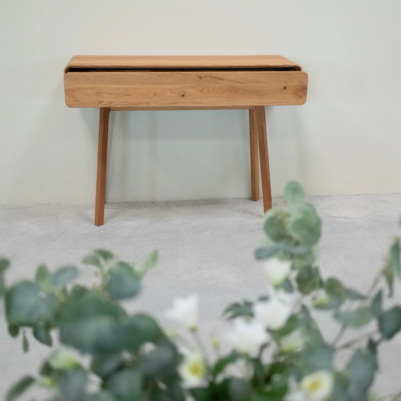 Consolle da toeletta in legno massello di rovere Geneva | NordicStory - Image 11