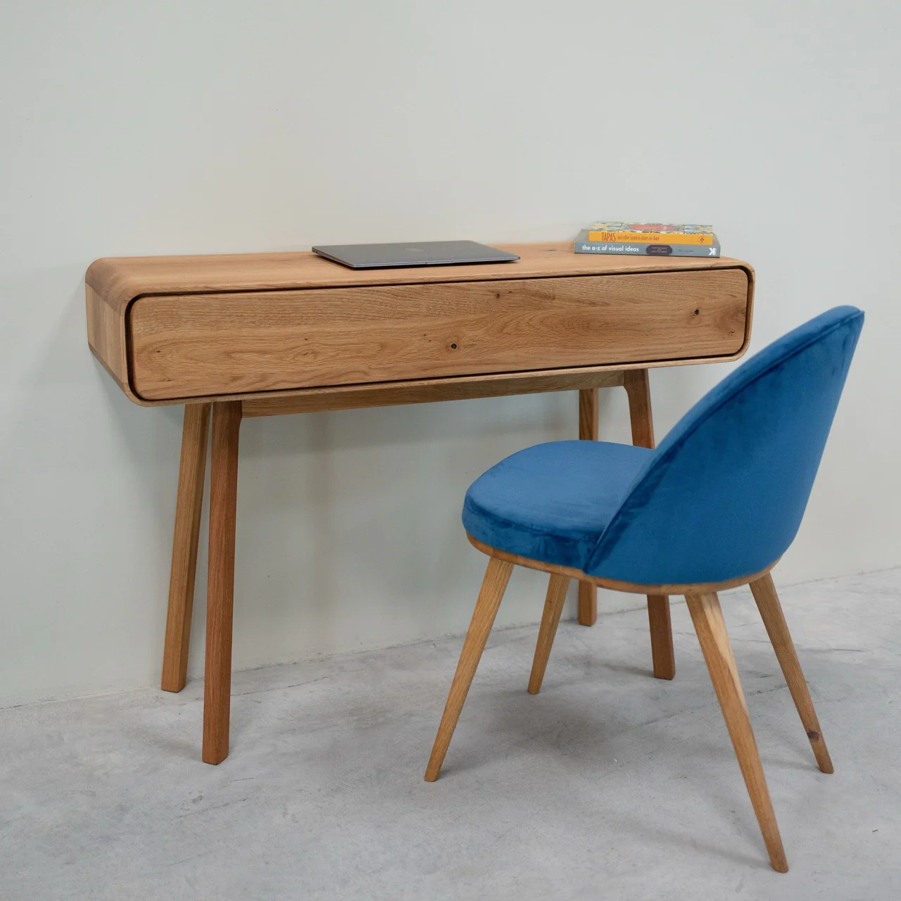 Consolle da toeletta in legno massello di rovere Geneva | NordicStory - Image 9