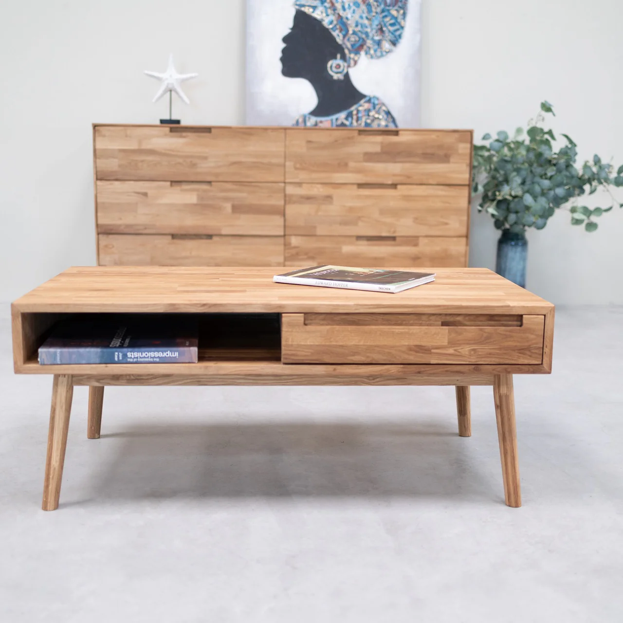 Tavolino in legno massello di rovere Escandi 8 | NordicStory - Image 7