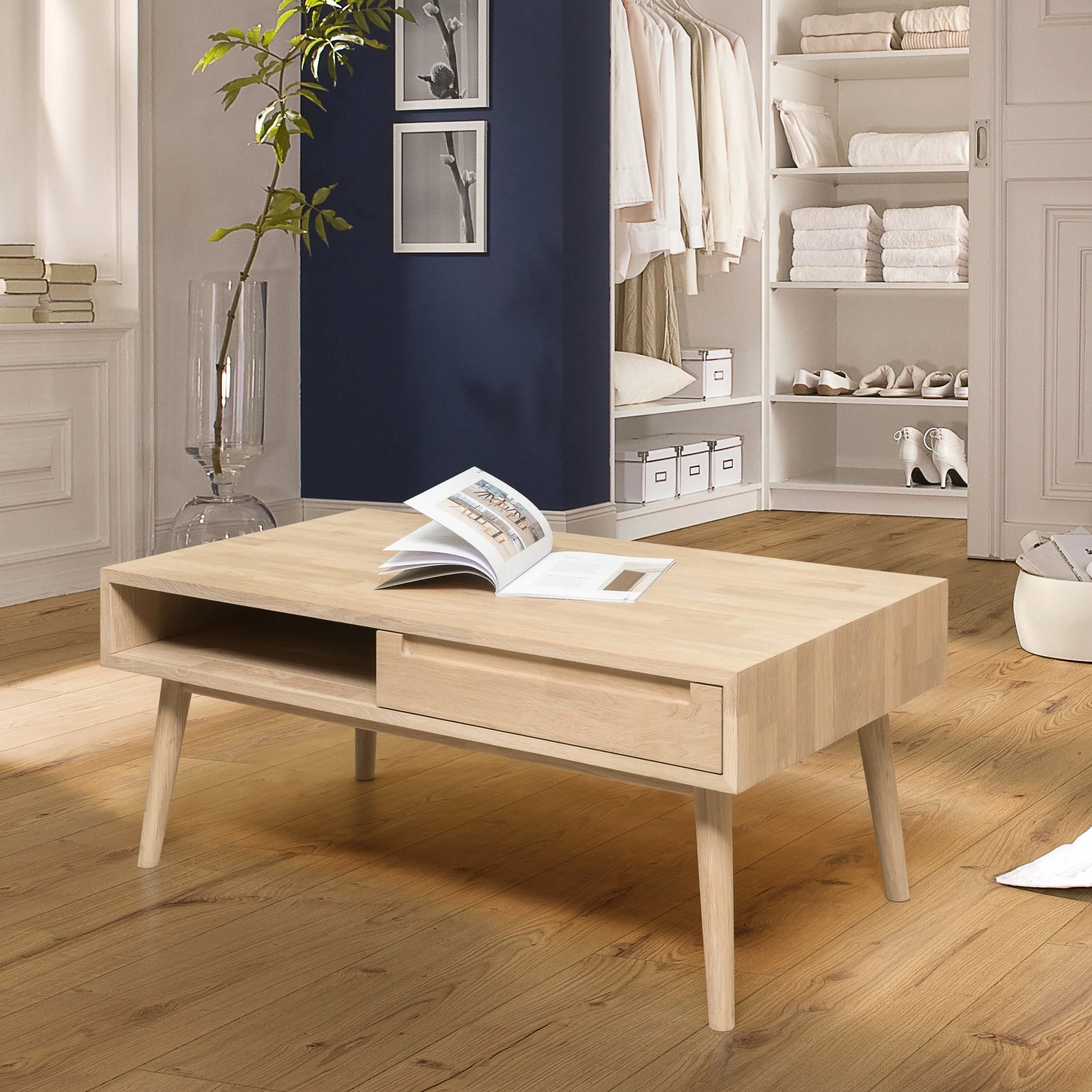 Tavolino in legno massello di rovere Escandi 8 | NordicStory - Image 8