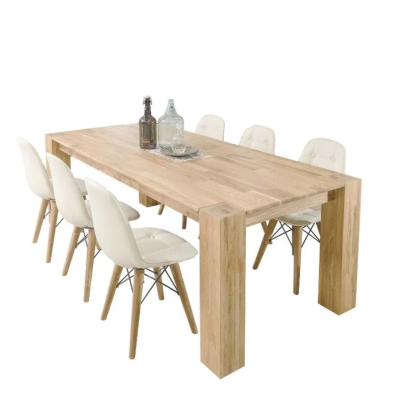 Tavolo da pranzo in rovere massello Mauritz 3 | NordicStory - Image 6