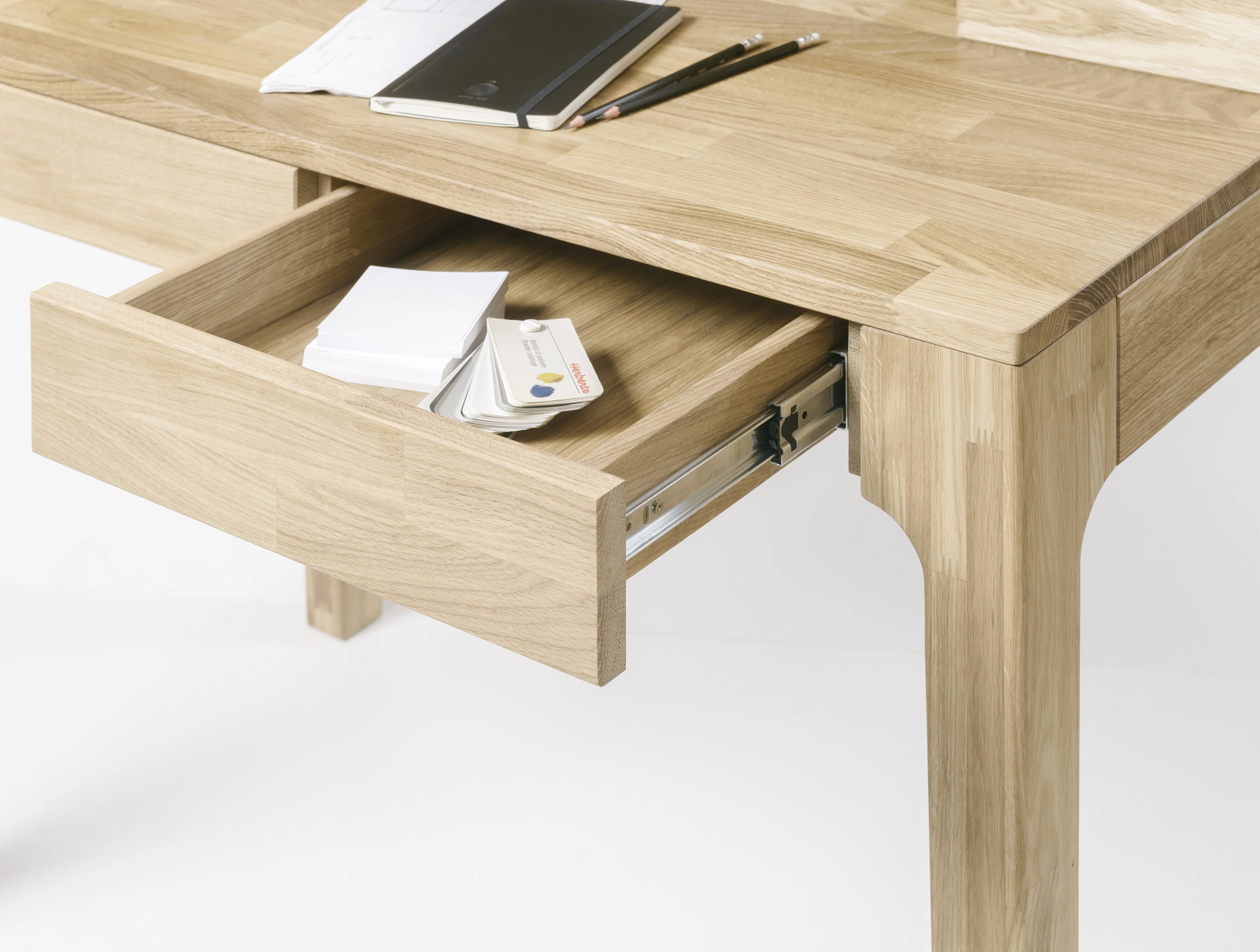 Scrivania in legno massello di rovere Axel I | NordicStory - Image 11