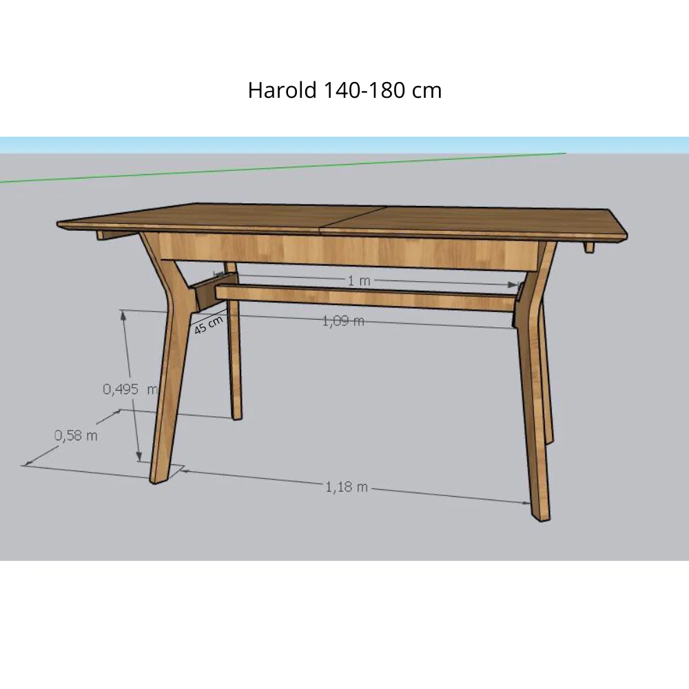 Tavolo da pranzo allungabile in rovere massiccio Harold | NordicStory - Image 17
