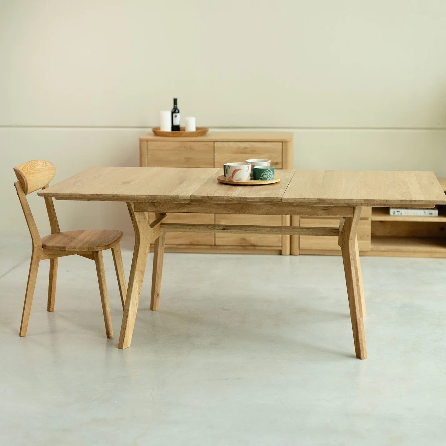 Tavolo da pranzo allungabile in rovere massiccio Harold | NordicStory - Image 3