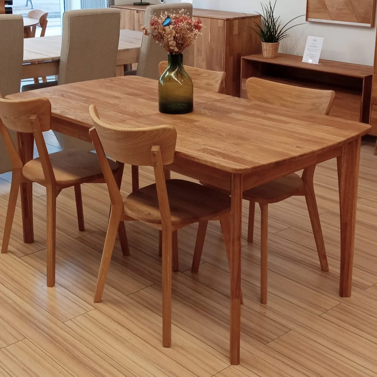 Tavolo da pranzo allungabile in rovere massiccio Monty | NordicStory - Image 14
