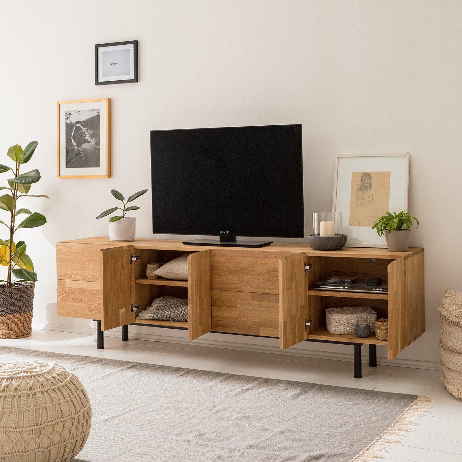 Mobile TV in legno massello di rovere Wardi | NordicStory - Image 3