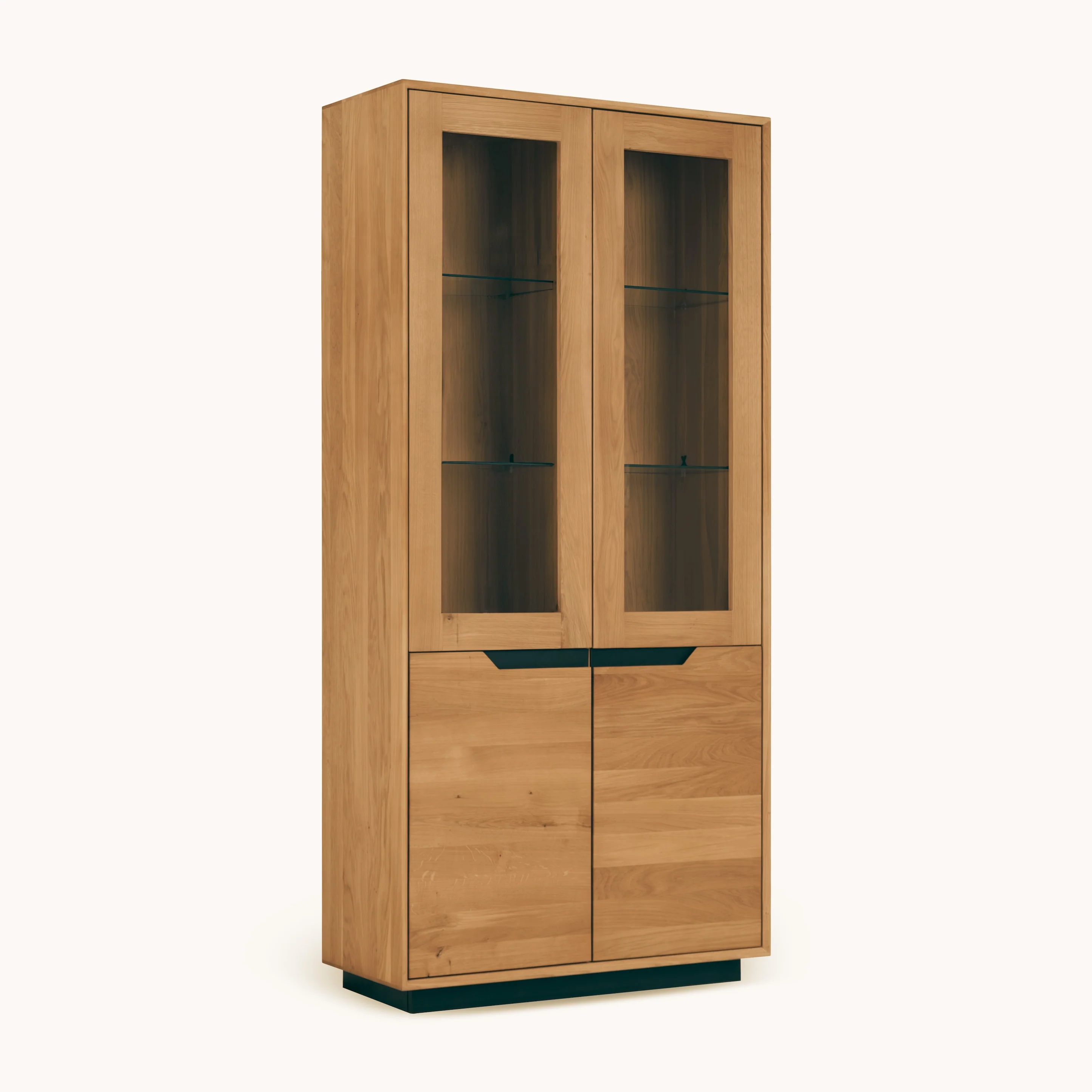 Vetrina in legno massello di rovere Bremen 2 | NordicStory - Image 4