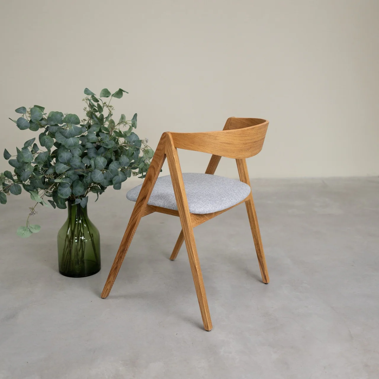 Confezione di 2 o 4 sedie da pranzo Oscar in rovere massiccio, imbottite | VESKOR - Image 18