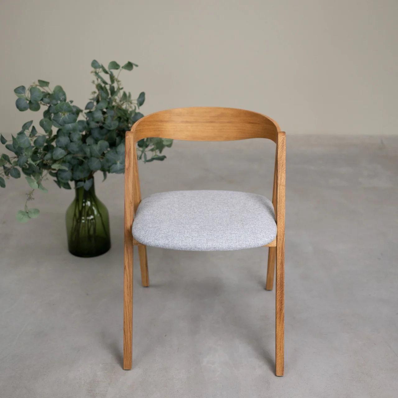 Confezione di 2 o 4 sedie da pranzo Oscar in rovere massiccio, imbottite | VESKOR - Image 23